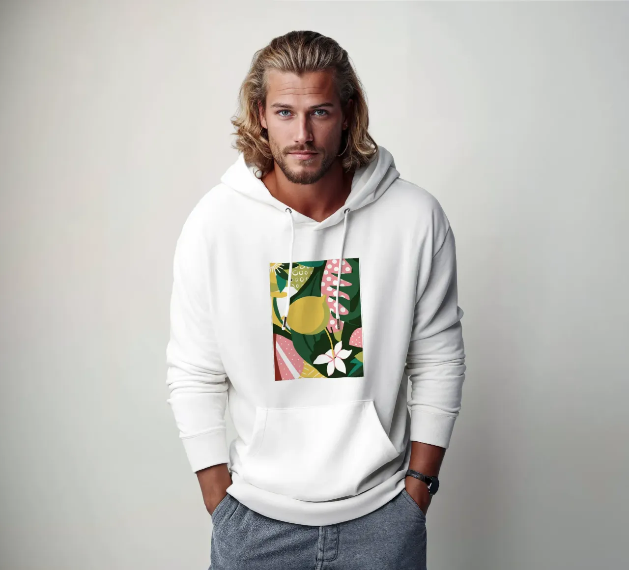 Ciao Lemon Tropics felpa con cappuccio da Line Fable