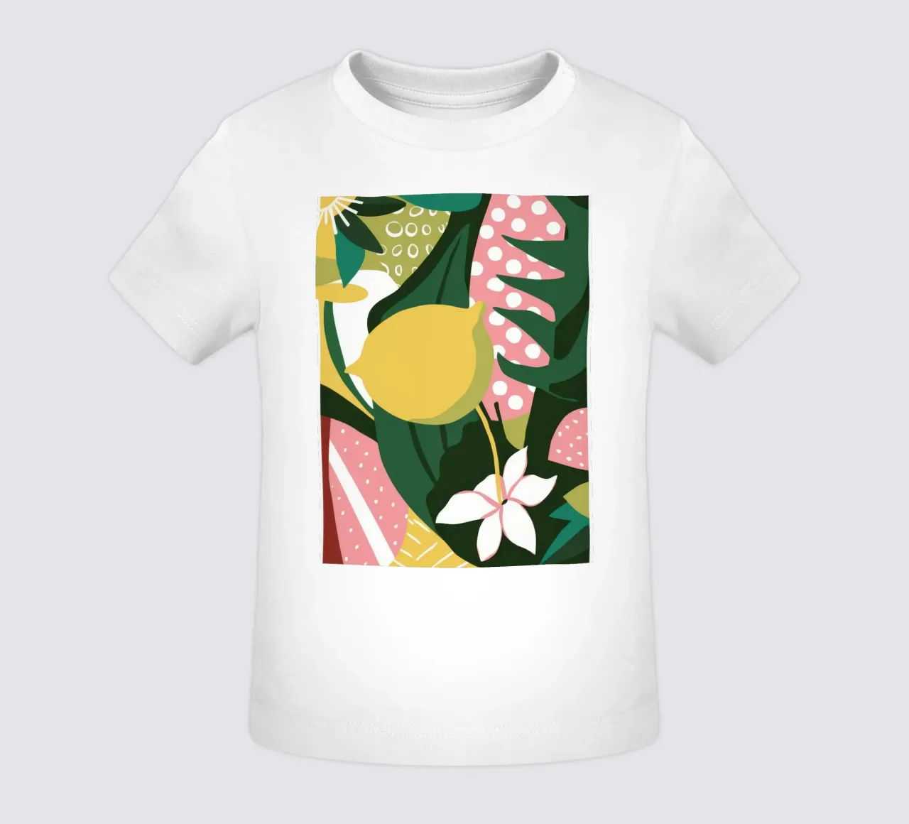 Ciao Lemon Tropics maglietta neonato da Line Fable
