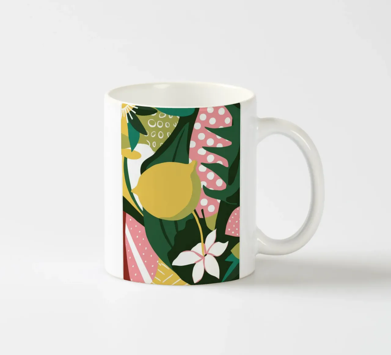 Ciao Lemon Tropics tazza in ceramica da Line Fable