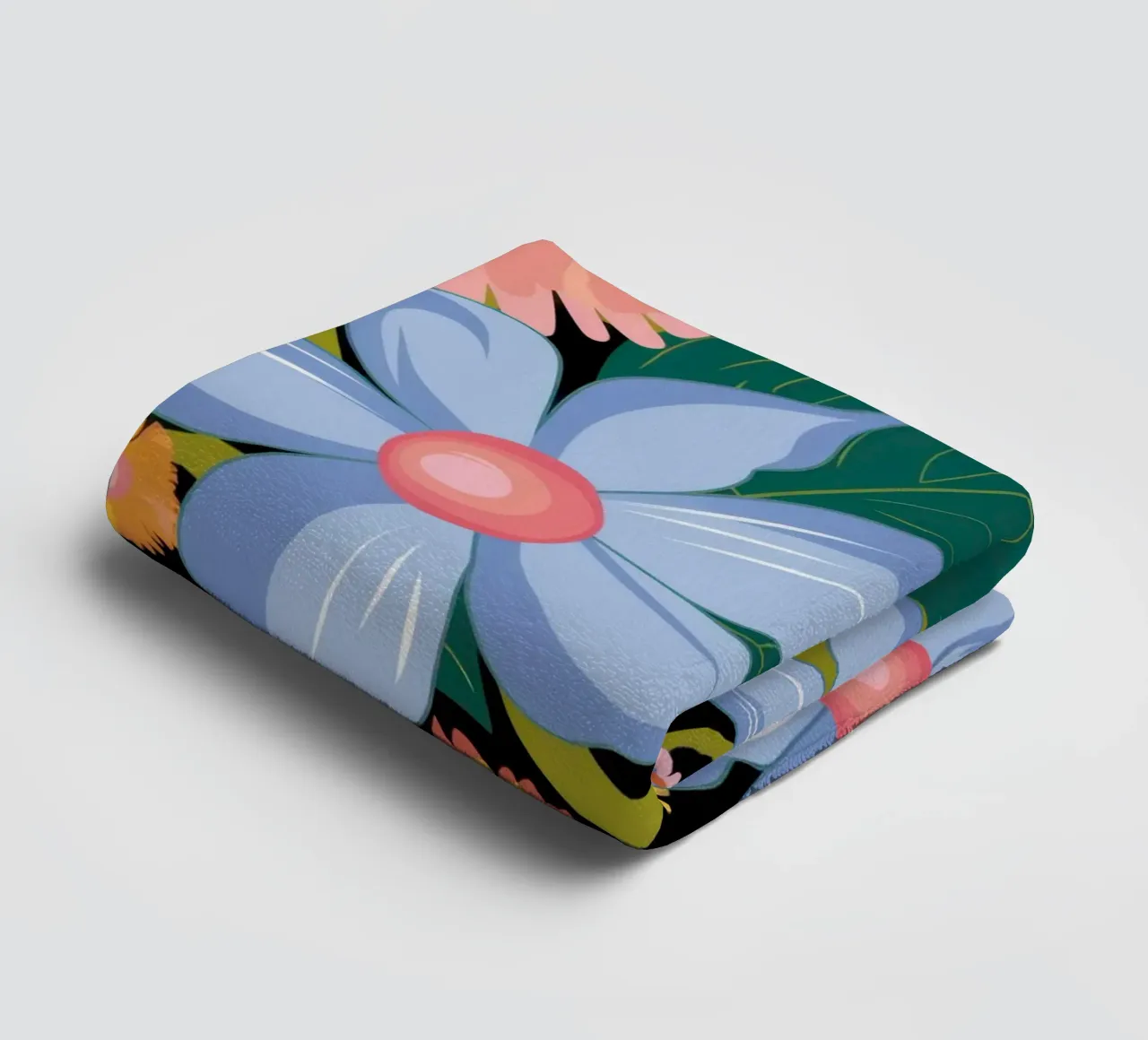 Prato fiorito di primavera asciugamano da bagno da Frosh Pallete