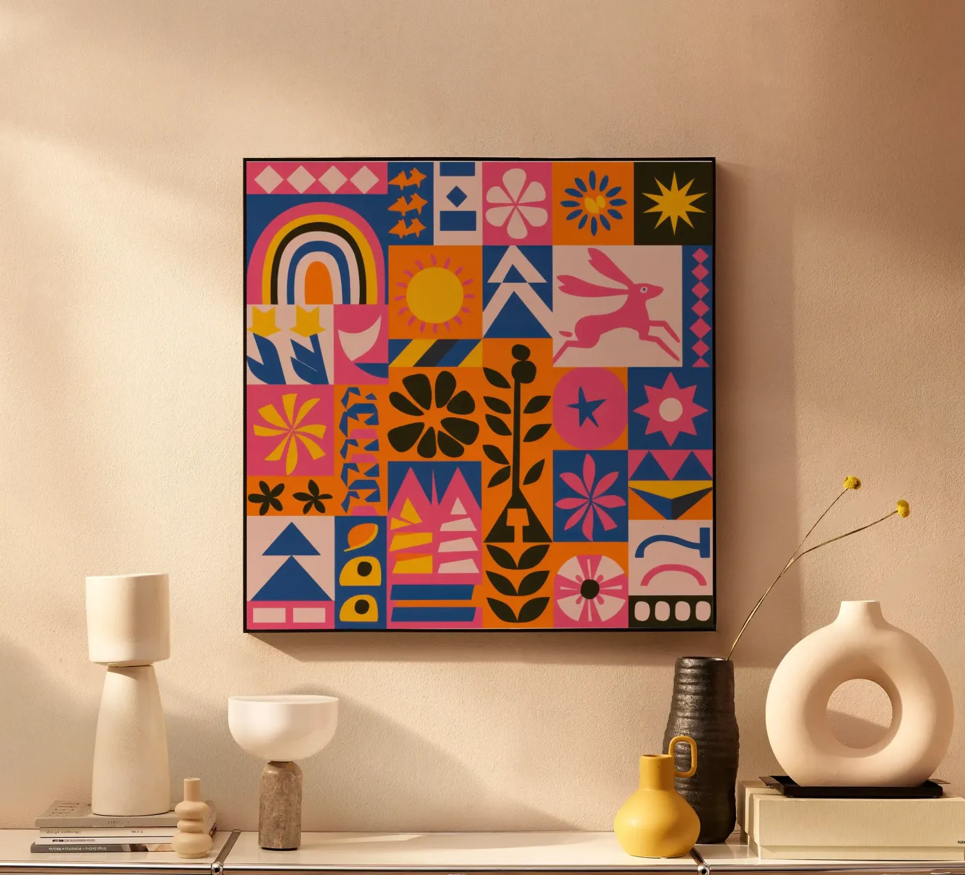 Griglia popolare cromatica plexiglass da Obs Canvas
