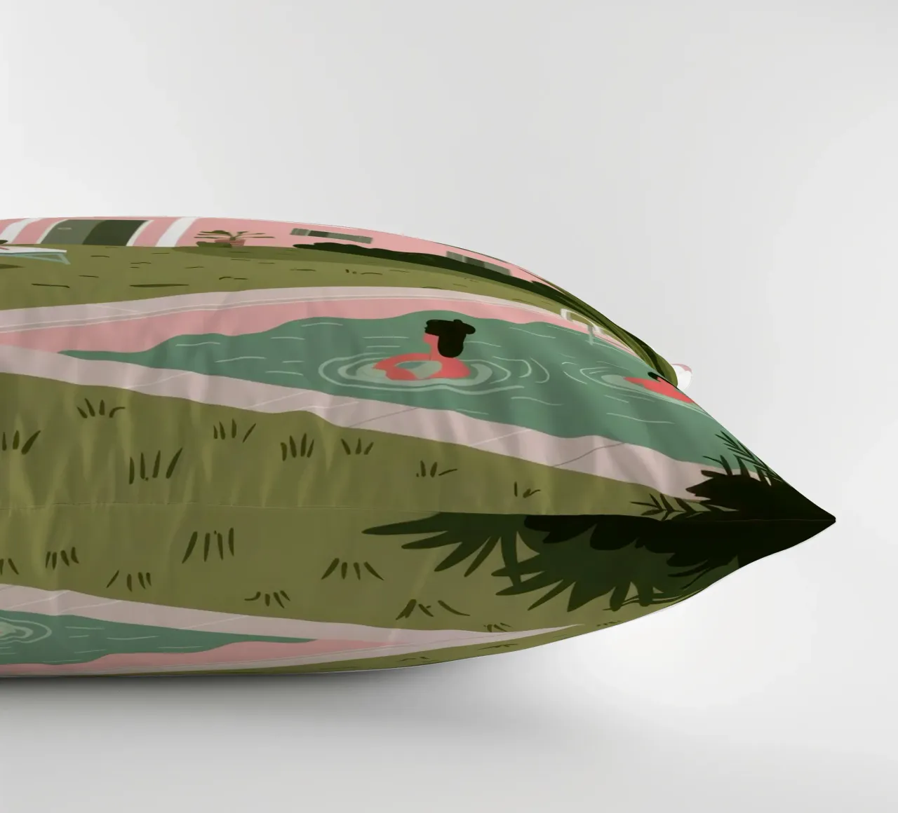 Pink Villa Dreams cuscino da Line Fable