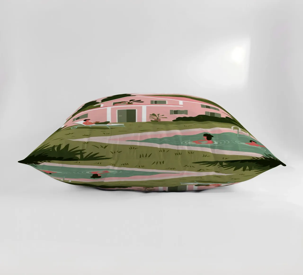 Pink Villa Dreams cuscino da Line Fable