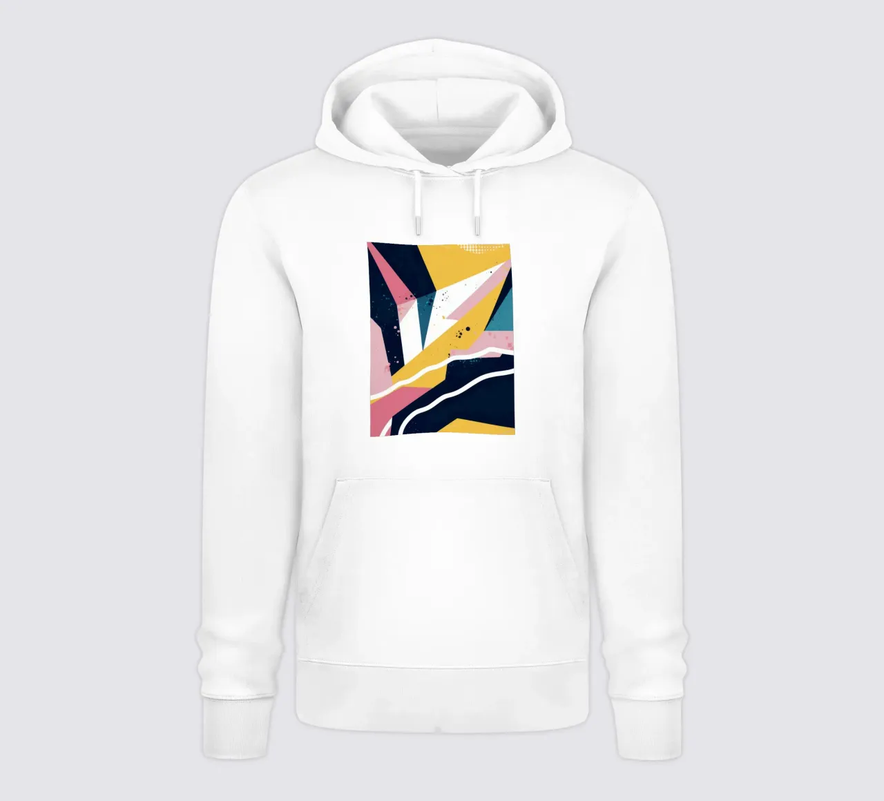 Astratto geometrico dinamico felpa con cappuccio da Frosh Pallete