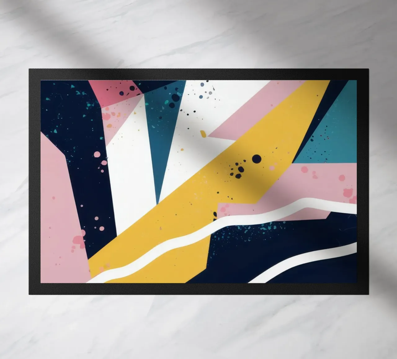 Dynamic Geometric Abstract doormat by Frosh Pallete