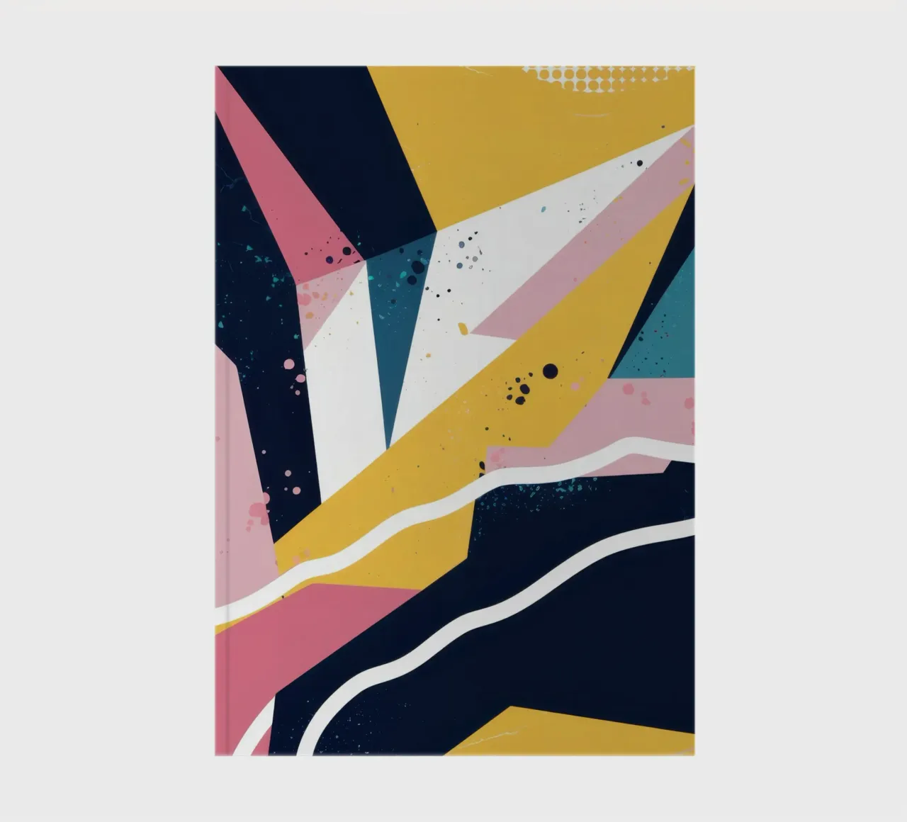 Dynamic Geometric Abstract notebook by Frosh Pallete
