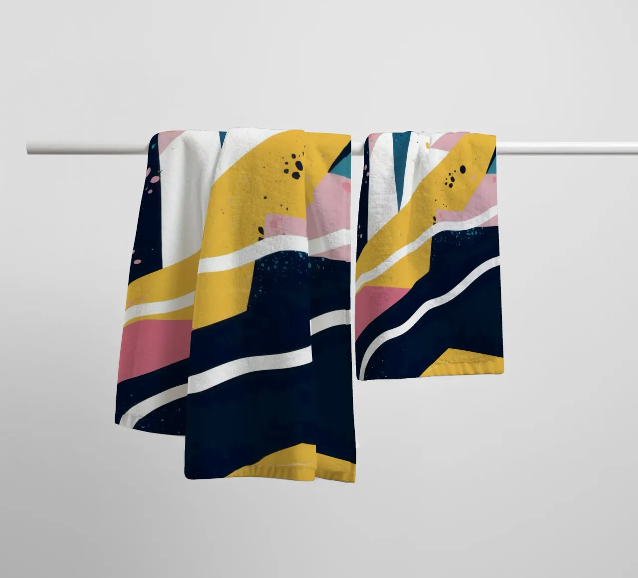 Dynamic Geometric Abstract towel by Frosh Pallete