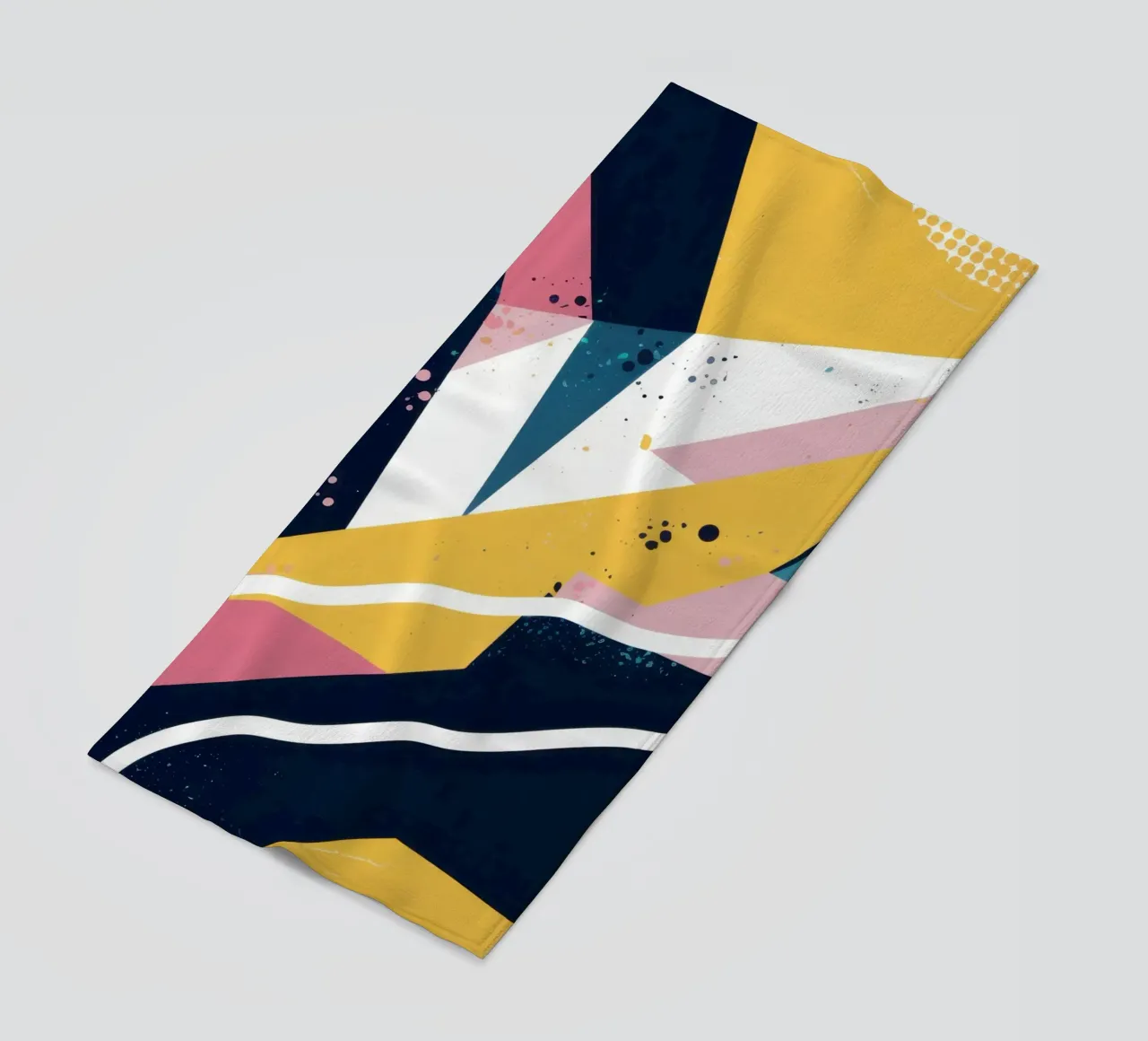 Dynamic Geometric Abstract beach towel by Frosh Pallete