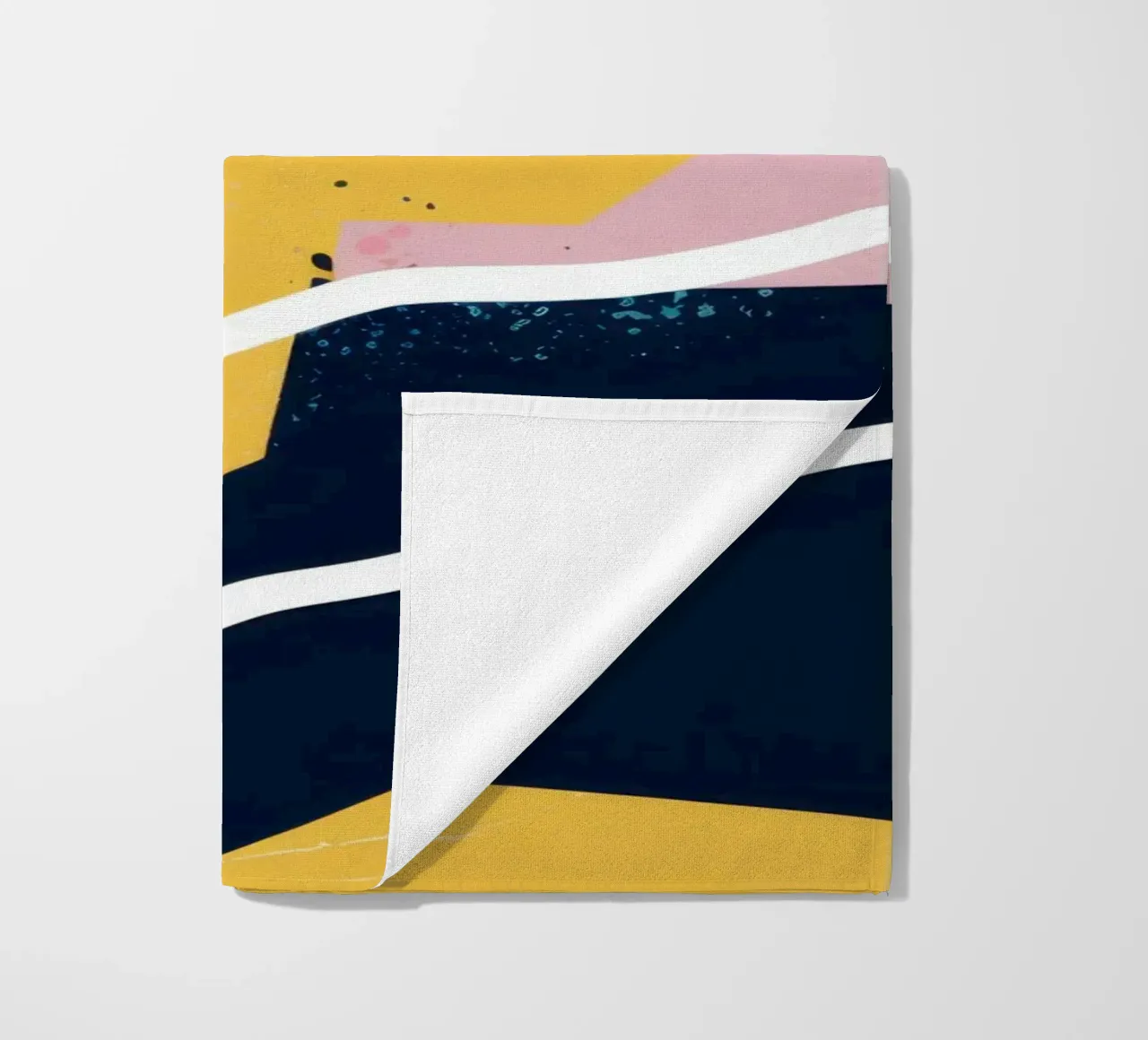 Dynamic Geometric Abstract beach towel by Frosh Pallete