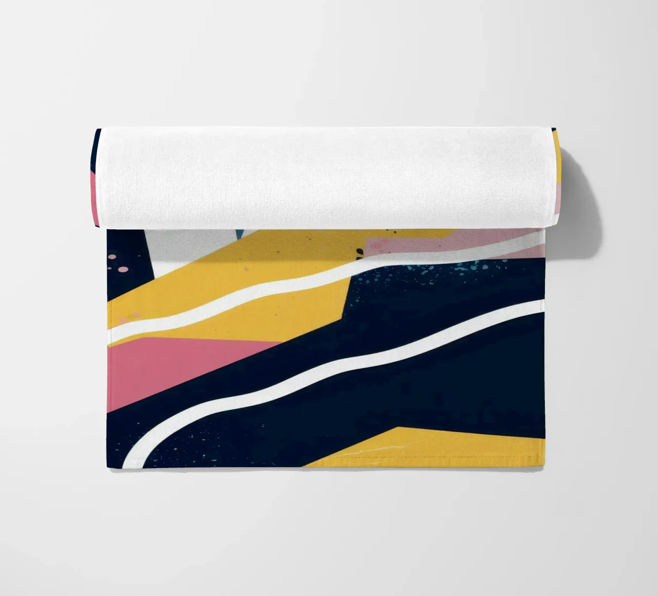 Dynamic Geometric Abstract beach towel by Frosh Pallete