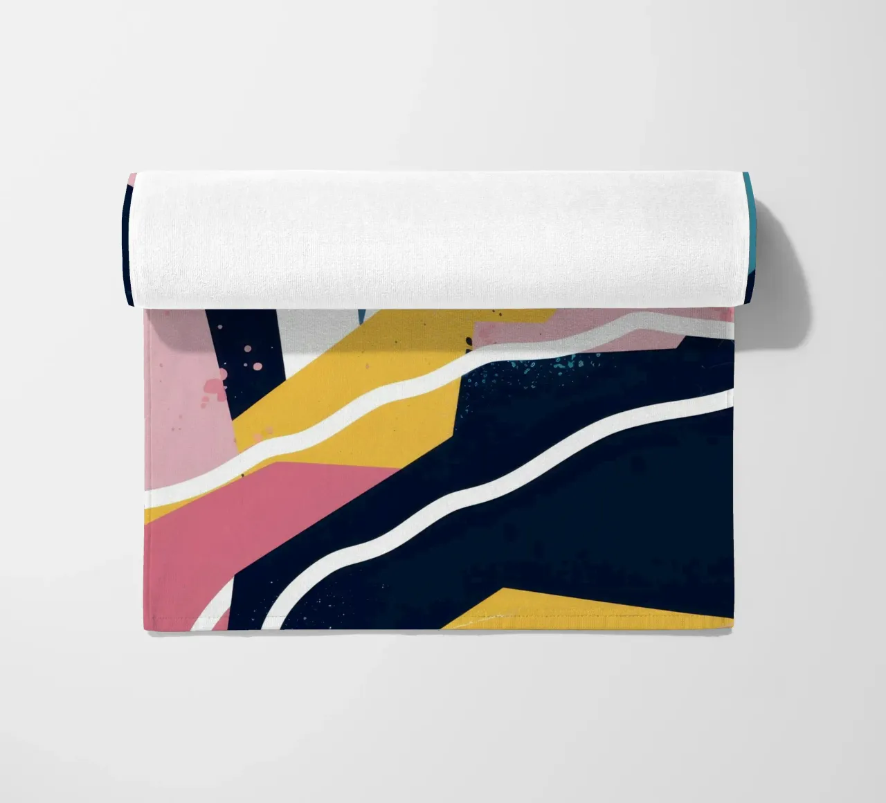 Dynamic Geometric Abstract beach towel by Frosh Pallete