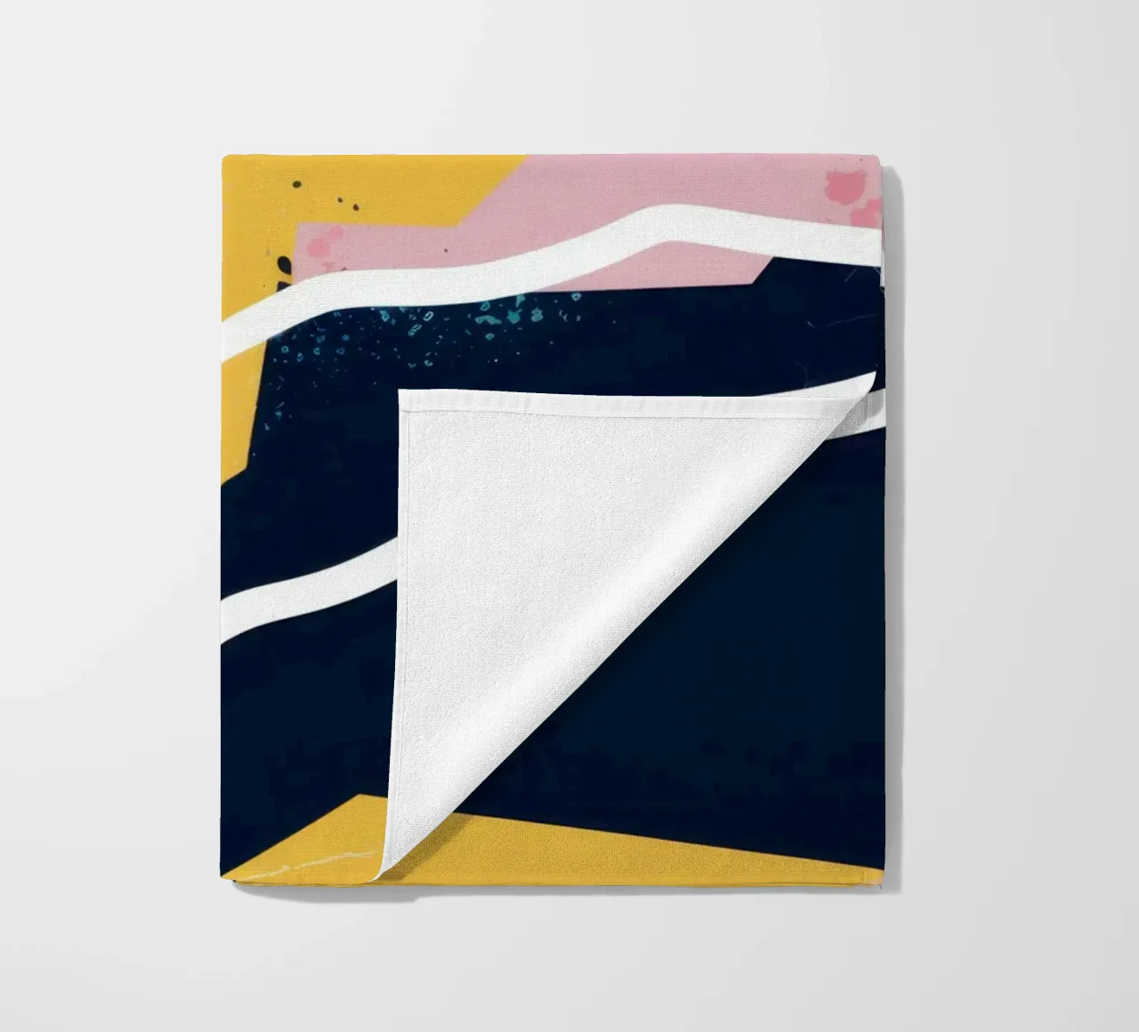 Dynamic Geometric Abstract beach towel by Frosh Pallete