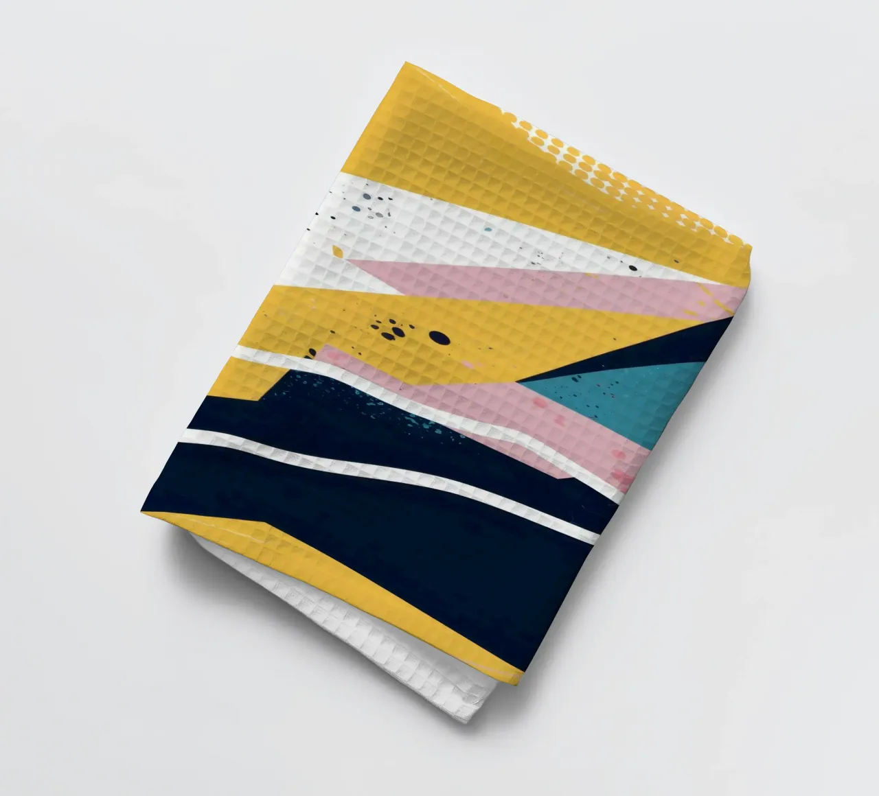 Dynamic Geometric Abstract tea towel by Frosh Pallete