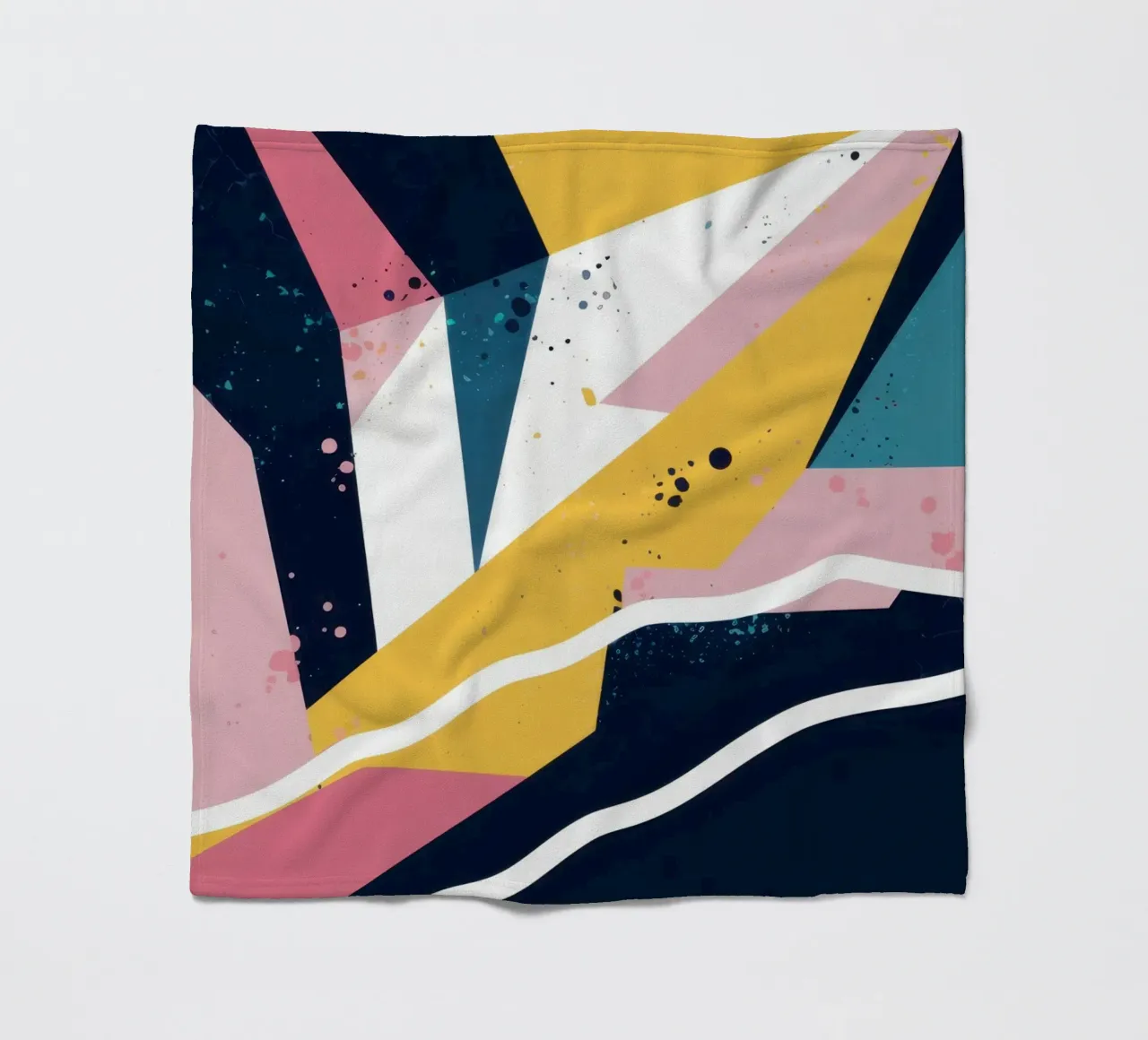 Dynamic Geometric Abstract fleece blanket by Frosh Pallete