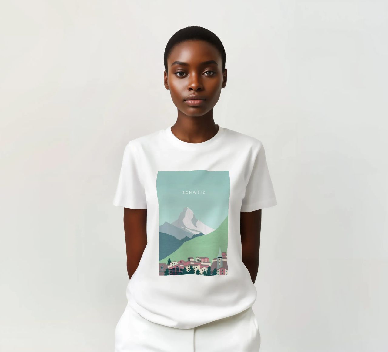 Schweiz T-Shirt von Katinka Reinke
