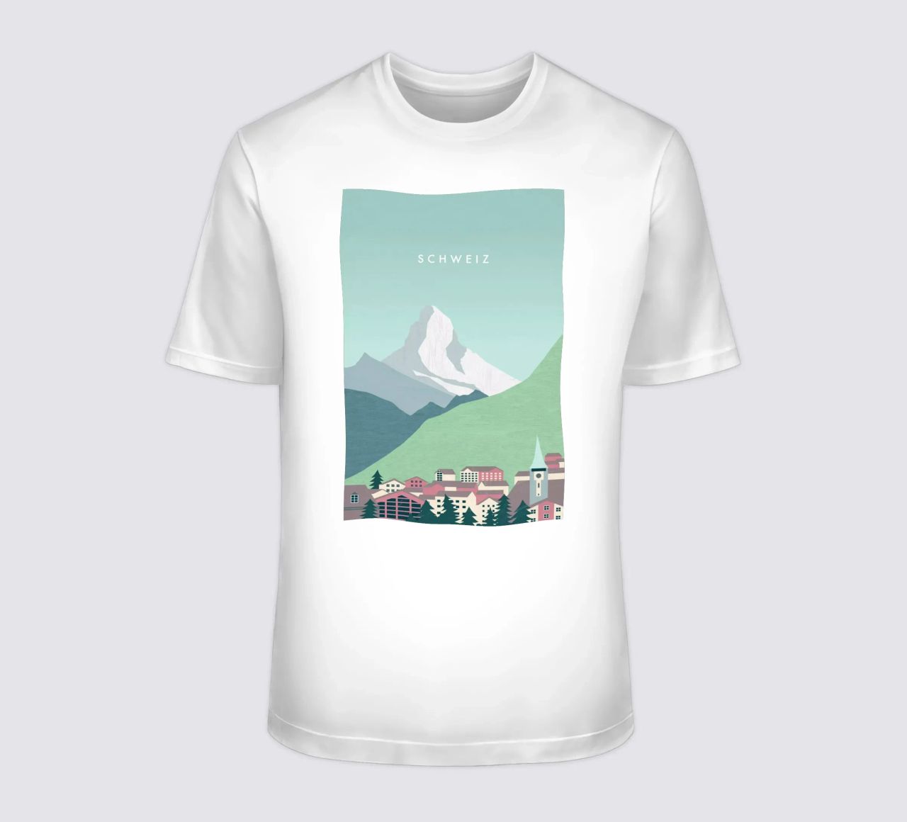 Schweiz T-Shirt von Katinka Reinke