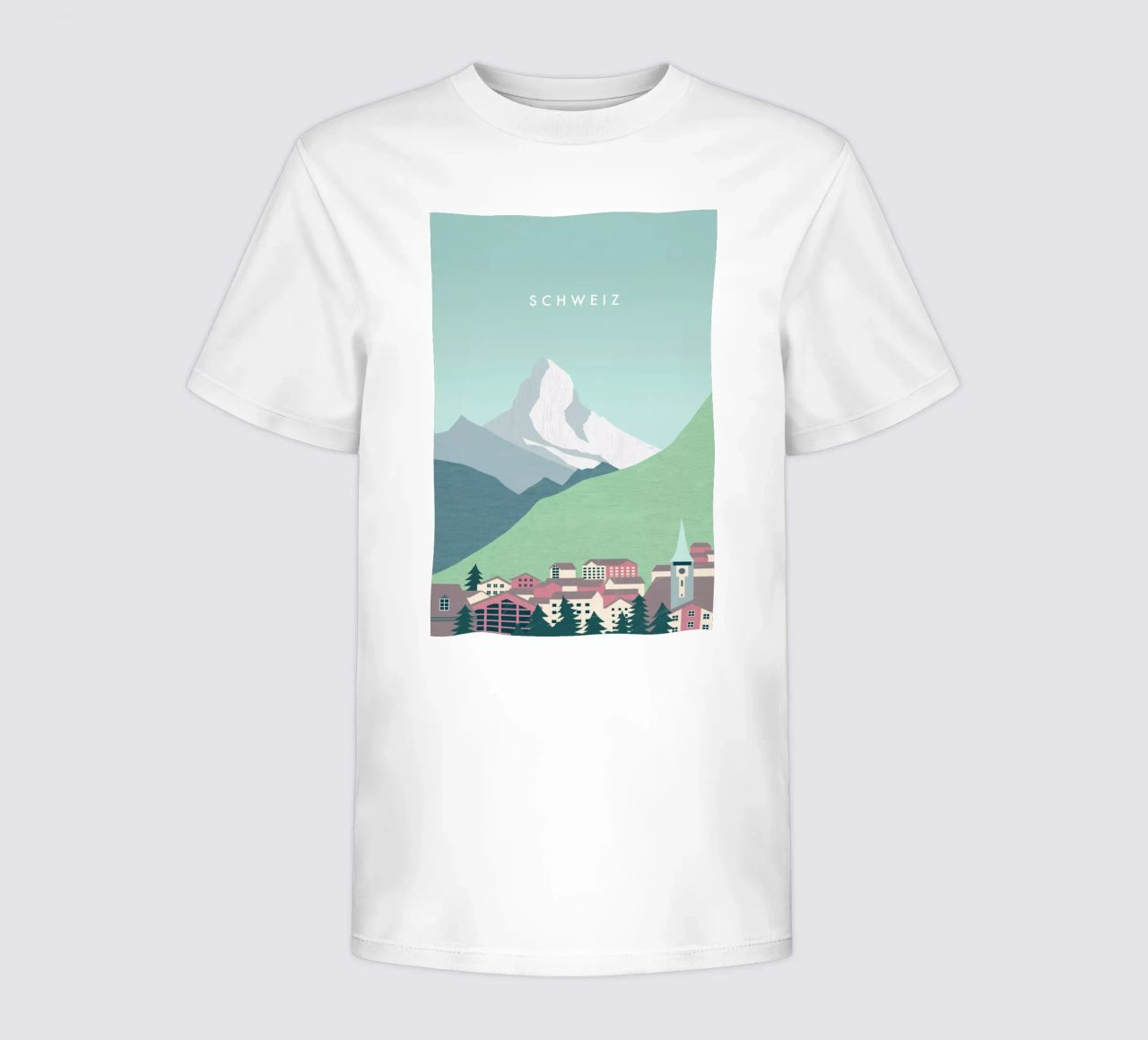 Schweiz Kinder T-Shirt von Katinka Reinke