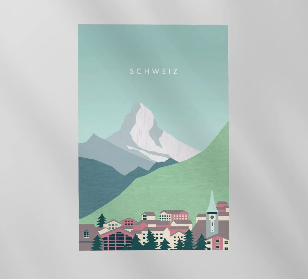 Schweiz Backlit Folie von Katinka Reinke