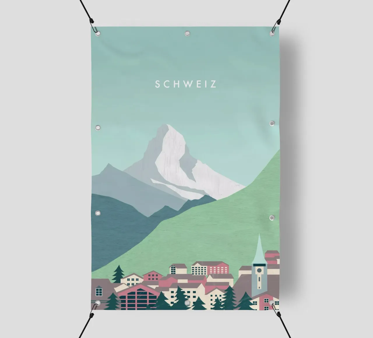 Svizzera telo in pvc da Katinka Reinke