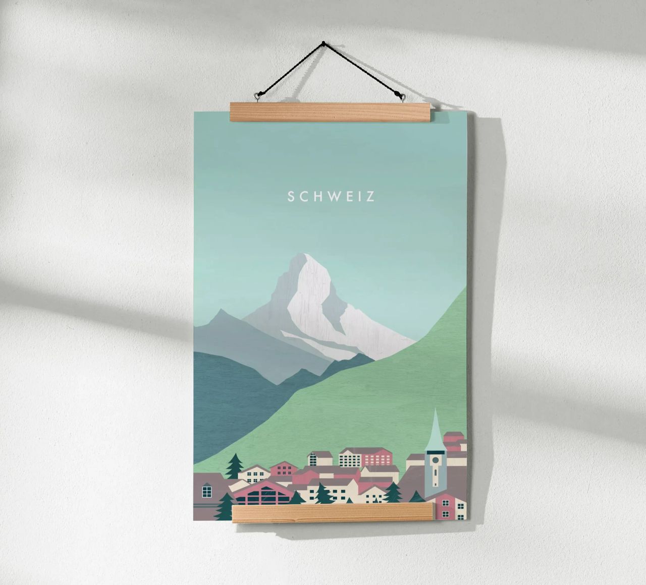 Schweiz Poster von Katinka Reinke