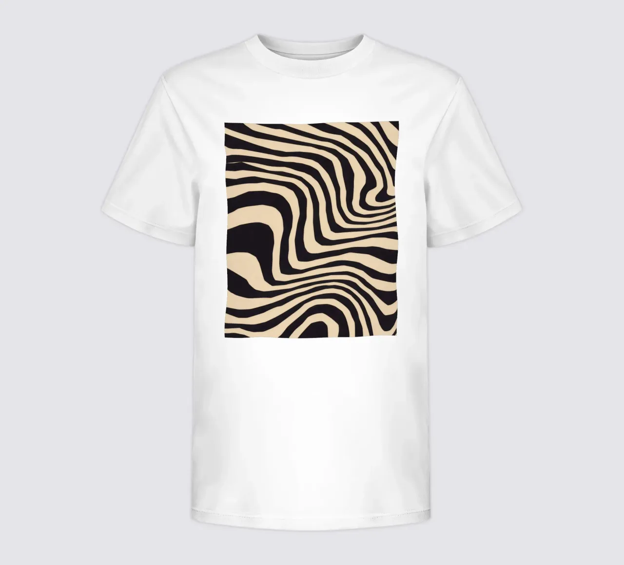 Strisce zebrate fluide t-shirt bambini da Frosh Pallete