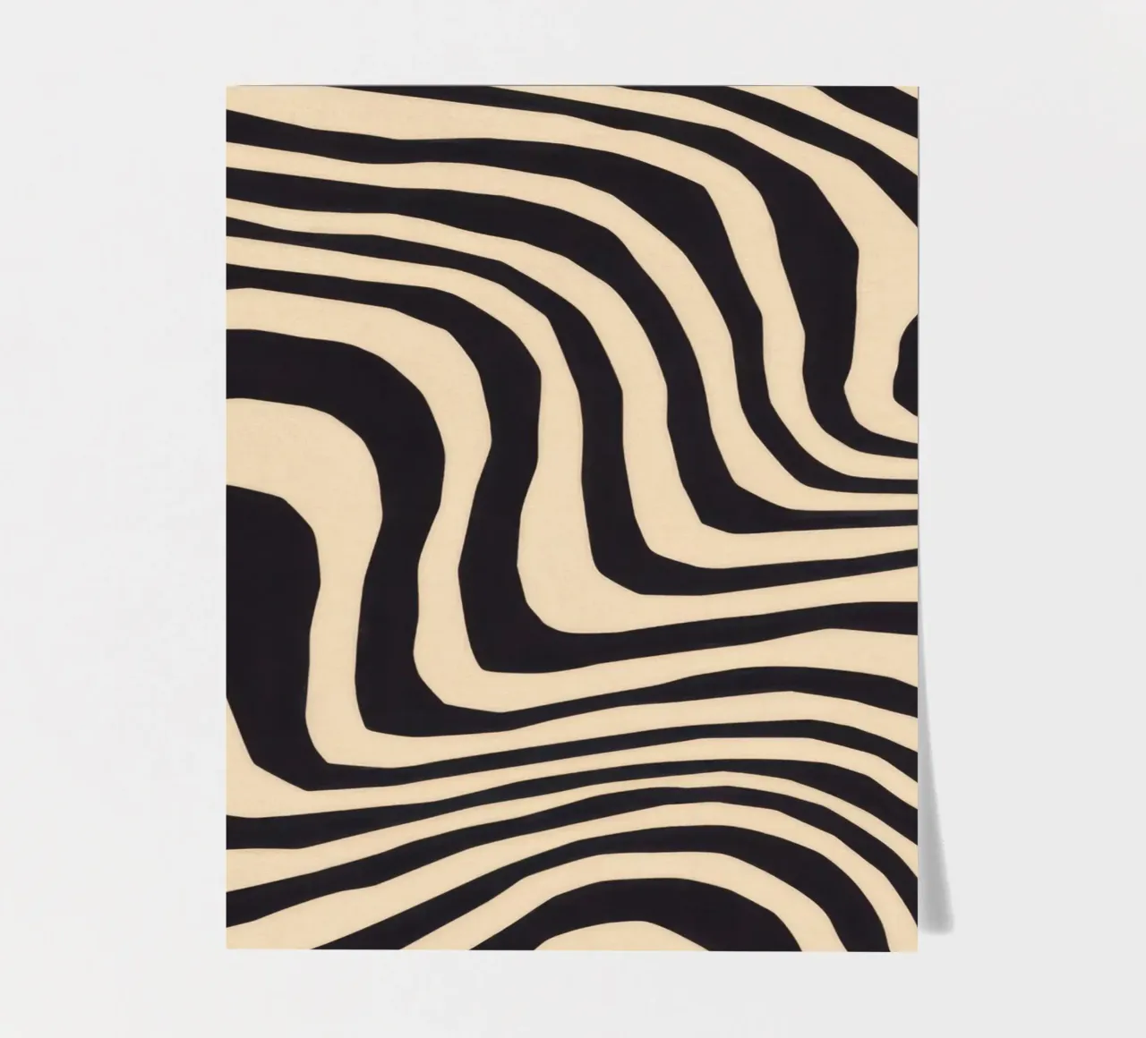 Fließende Zebra-Streifen Stickerbogen von Frosh Pallete