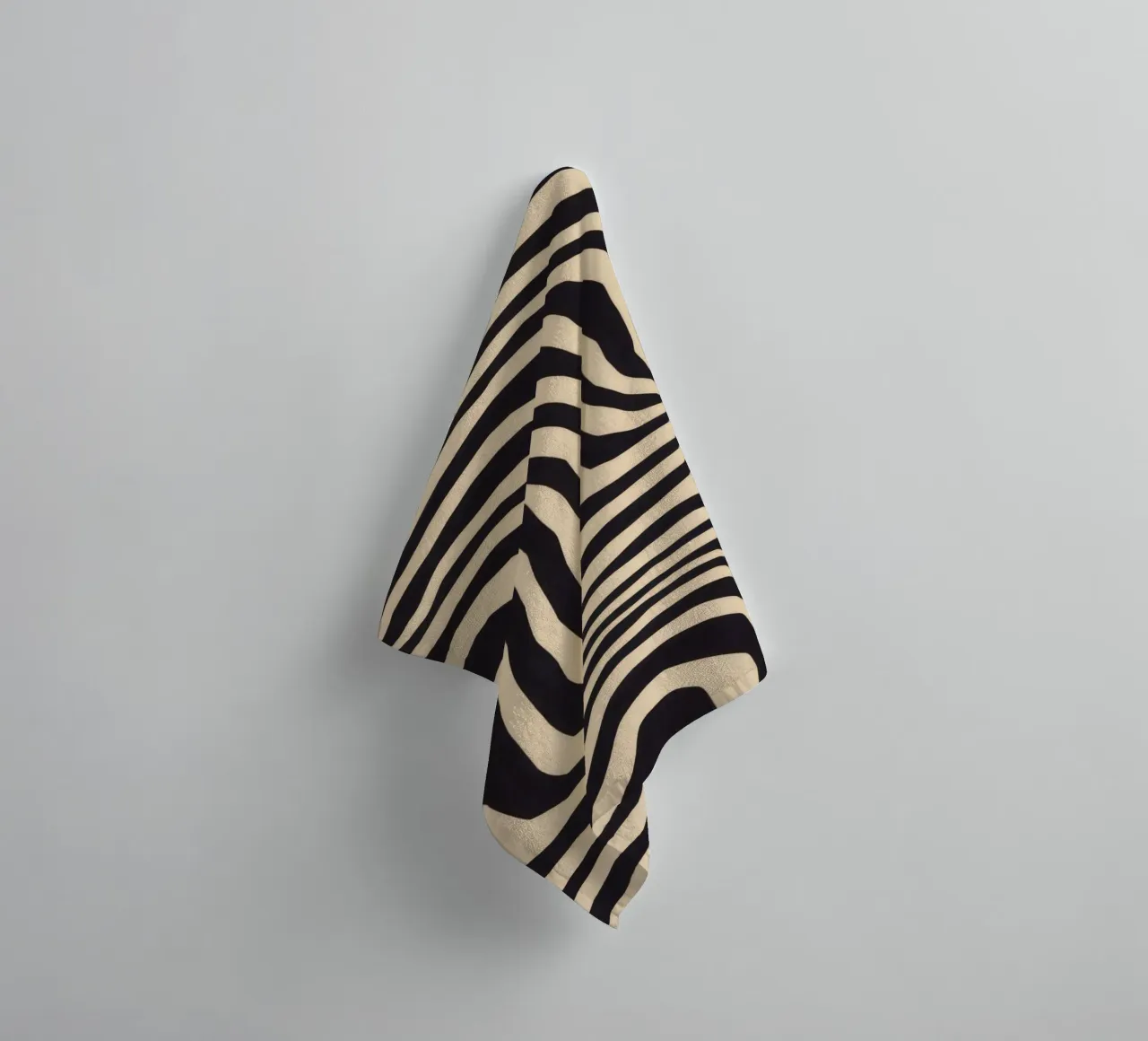 Fluid Zebra Stripes towel by Frosh Pallete