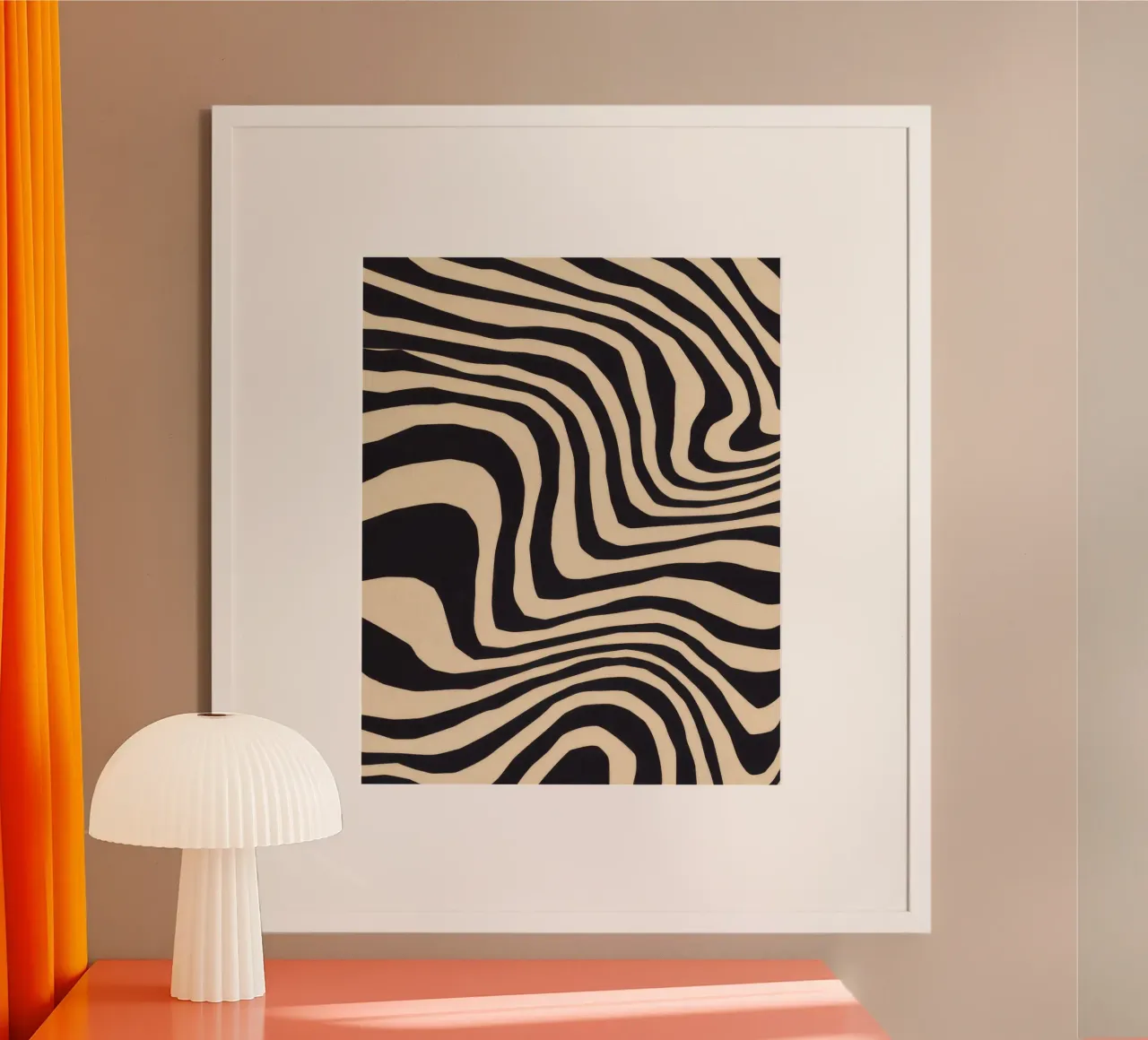 Strisce zebrate fluide carta hahnemühle da Frosh Pallete