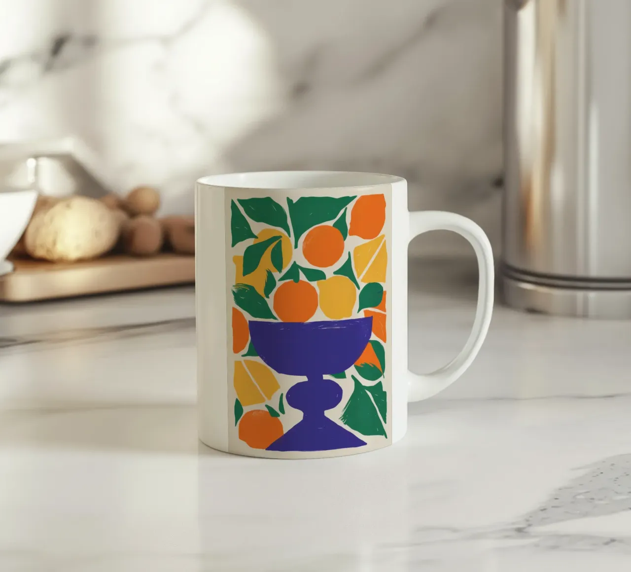 Classico Orange Bowl tazza in ceramica da Obs Canvas