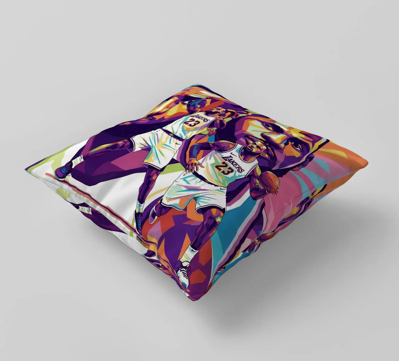 Lebron James artistic design cuscino da Hantamrata
