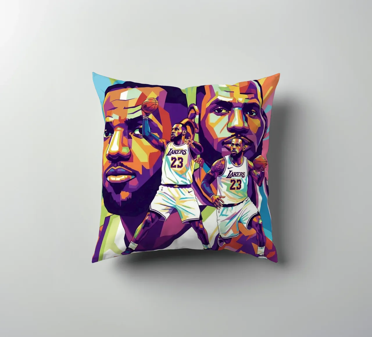 Lebron James artistic design cuscino da Hantamrata