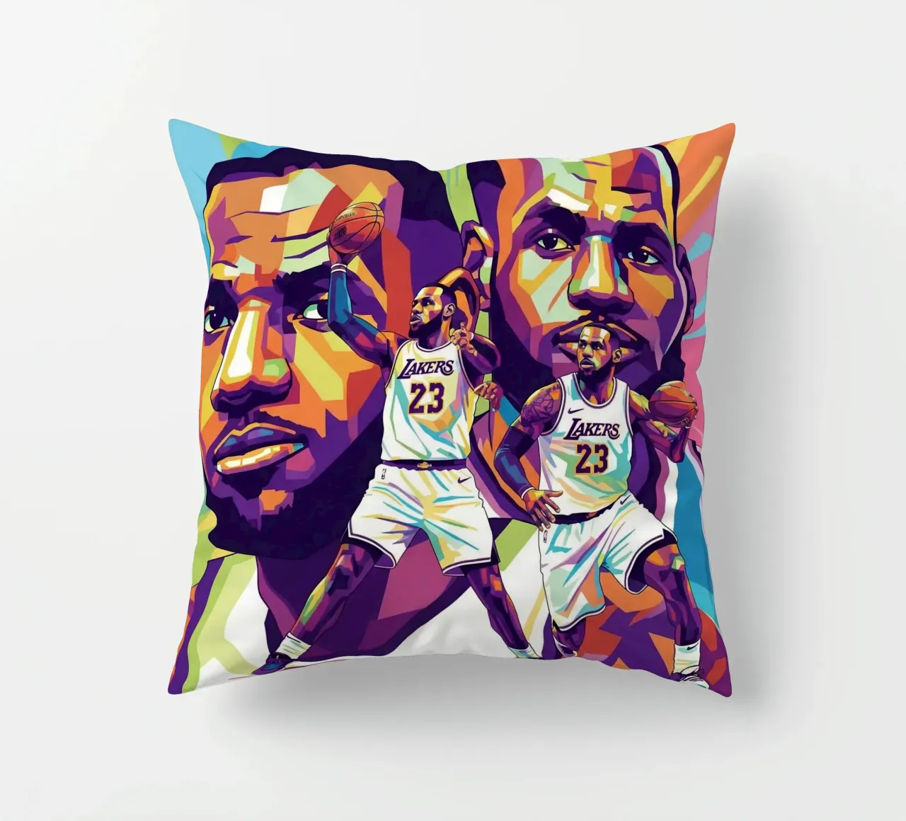 Lebron James artistic design cuscino da Hantamrata