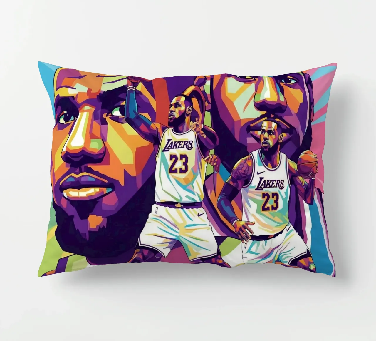 Lebron James artistic design cuscino da Hantamrata