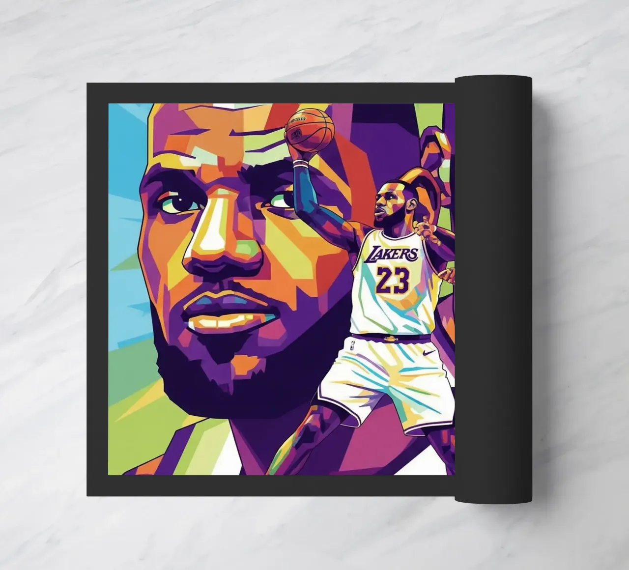 Lebron James artistic design zerbino da Hantamrata