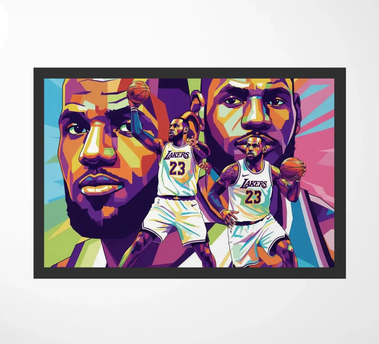 Lebron James artistic design zerbino da Hantamrata