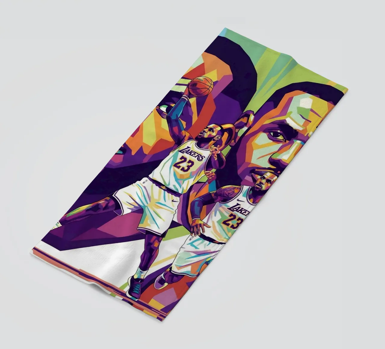 Lebron James artistic design telo mare da Hantamrata