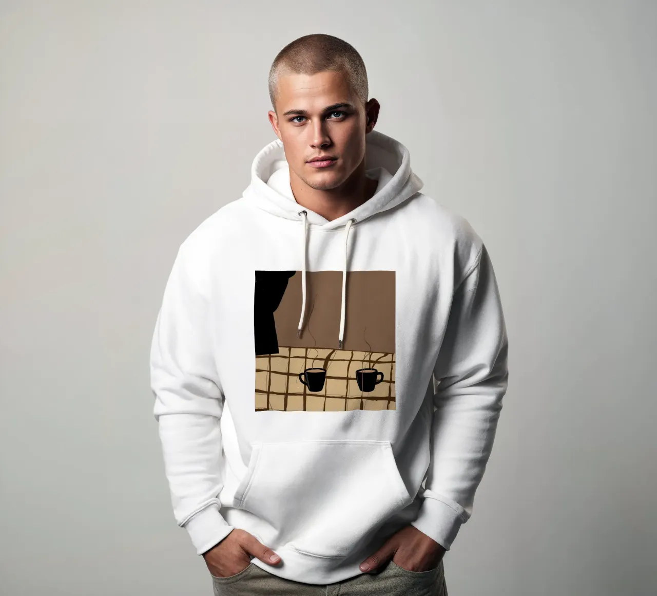 Morning Coffee Duo hoodie by Frosh Pallete