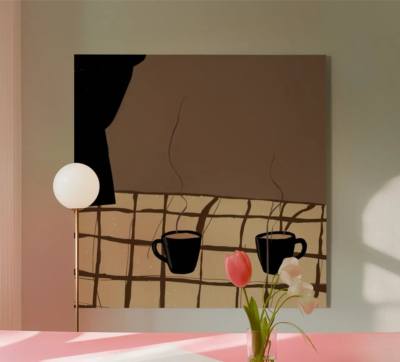 Morning Coffee Duo acrylic glass by Frosh Pallete