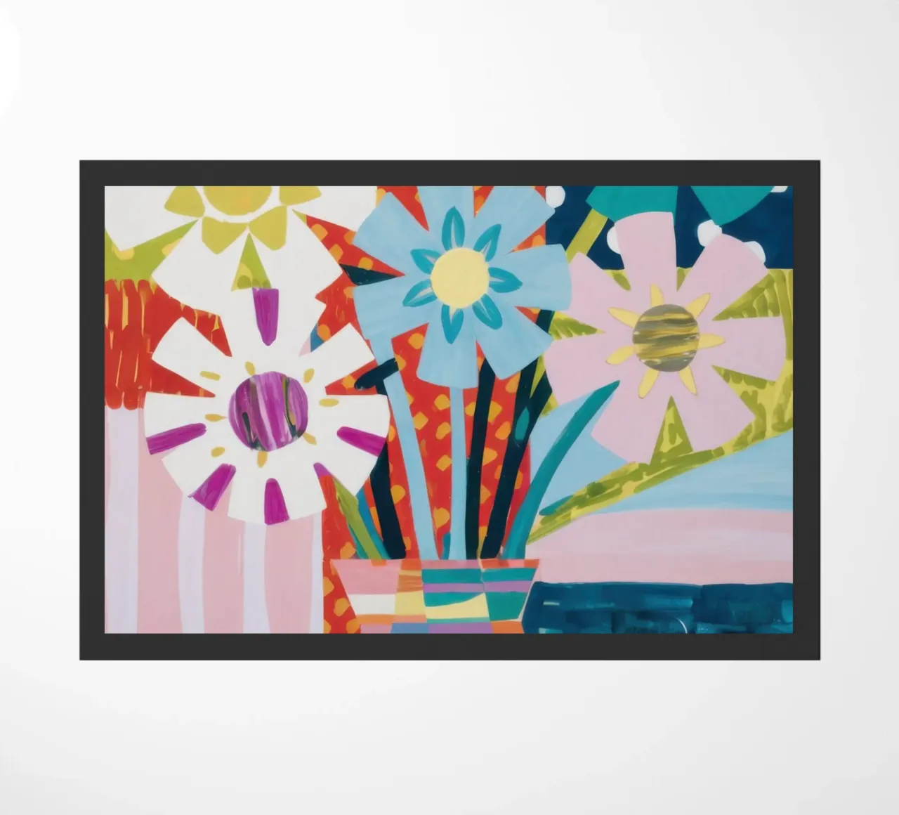 Bouquet di vasi patchwork zerbino da Obs Canvas