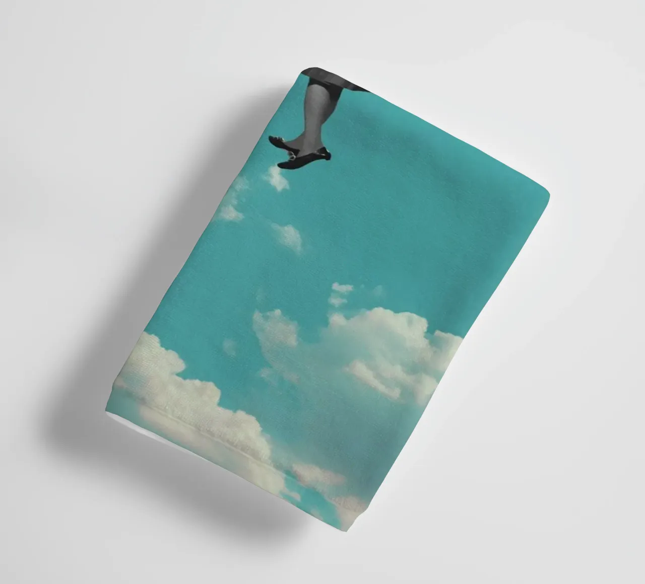 Above the Clouds towel by Dapidoka