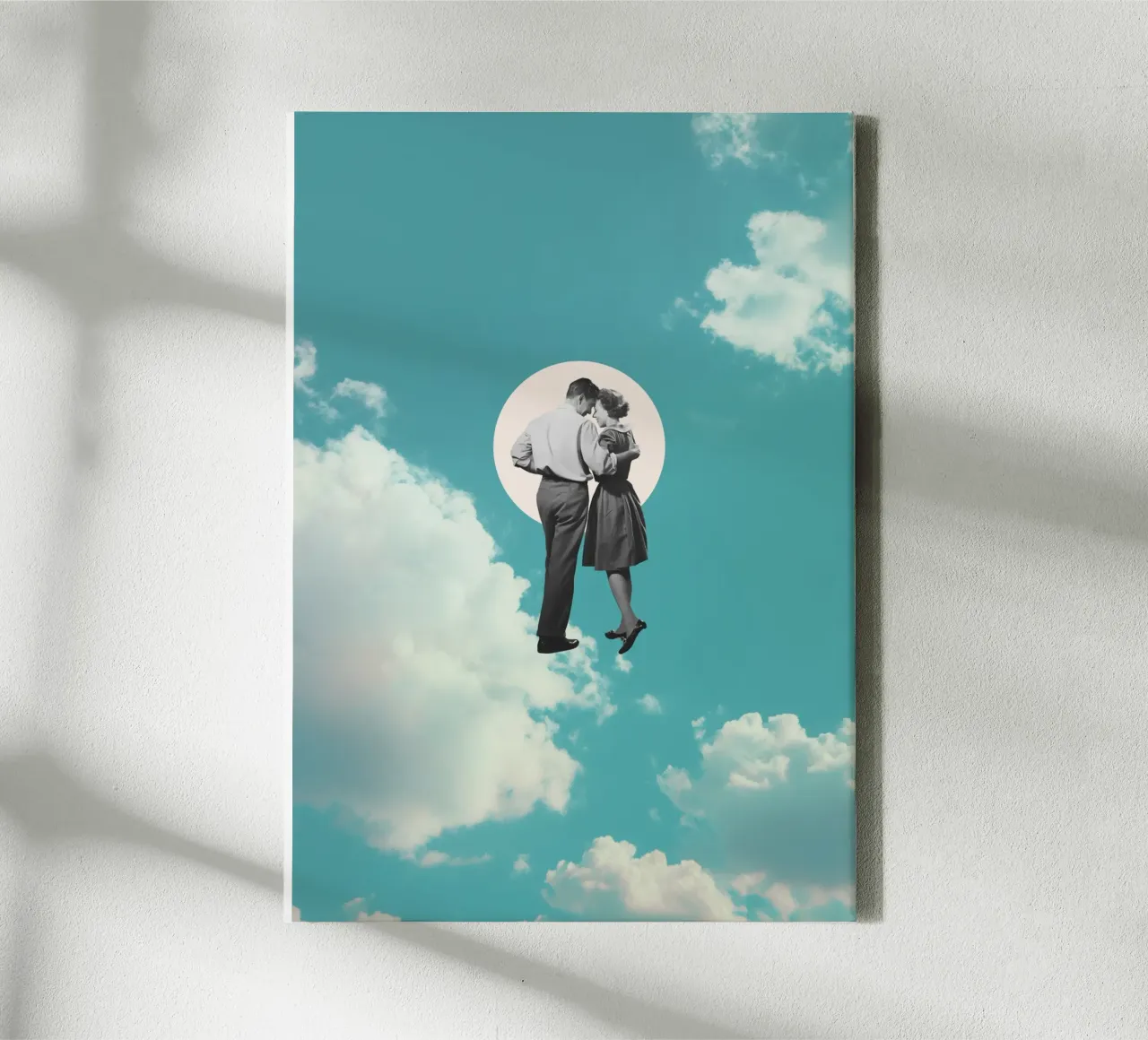 Boven de wolken canvas met Baklijst van Dapidoka