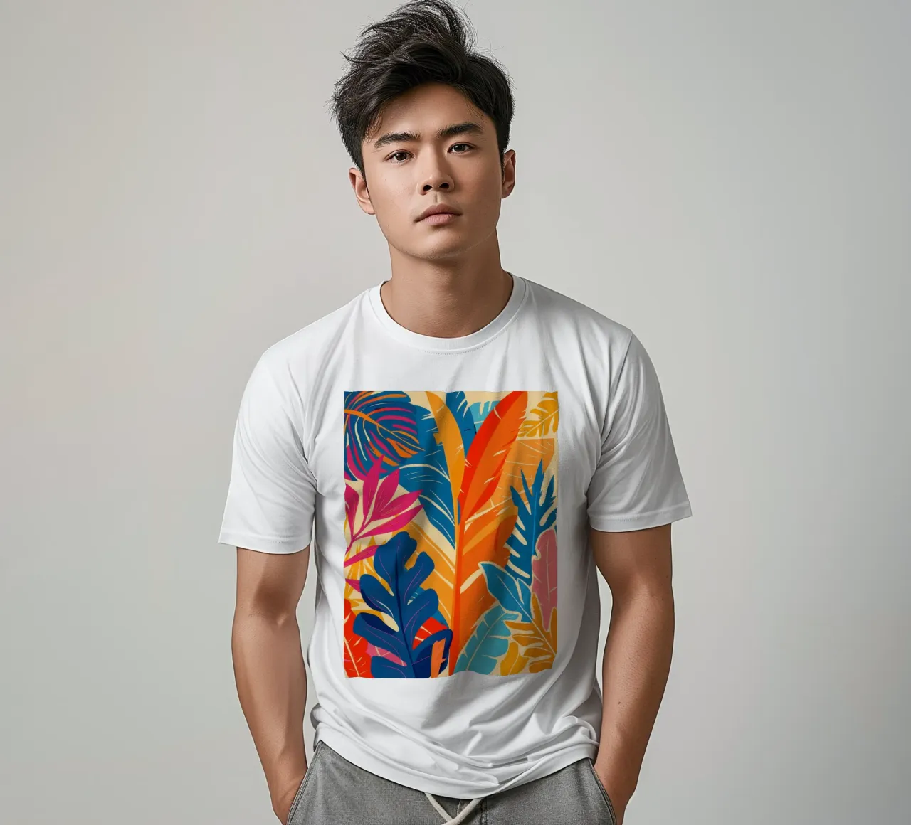 Follaje de selva ardiente camiseta de Frosh Pallete
