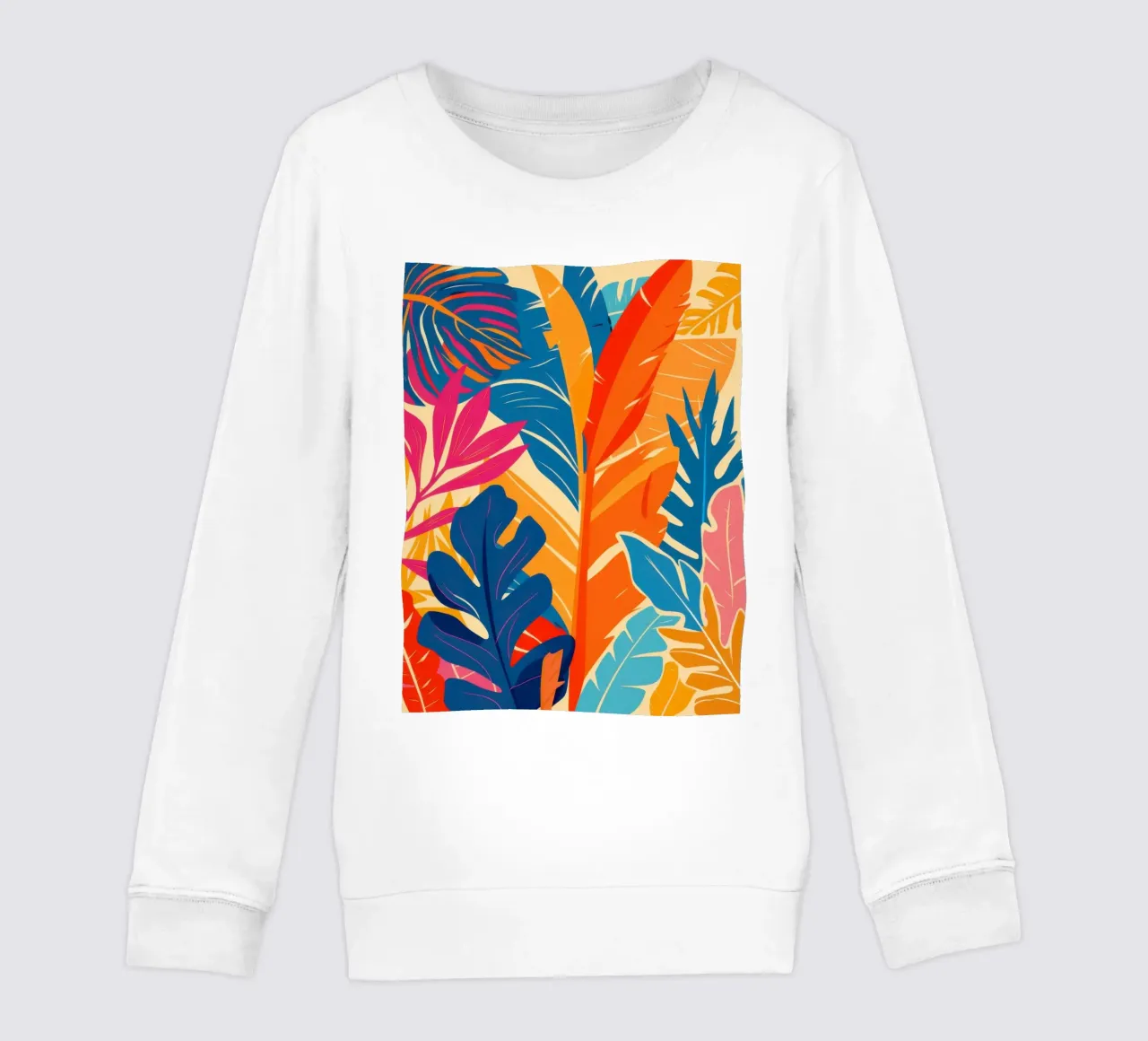 Follaje de selva ardiente sudadera para niño de Frosh Pallete