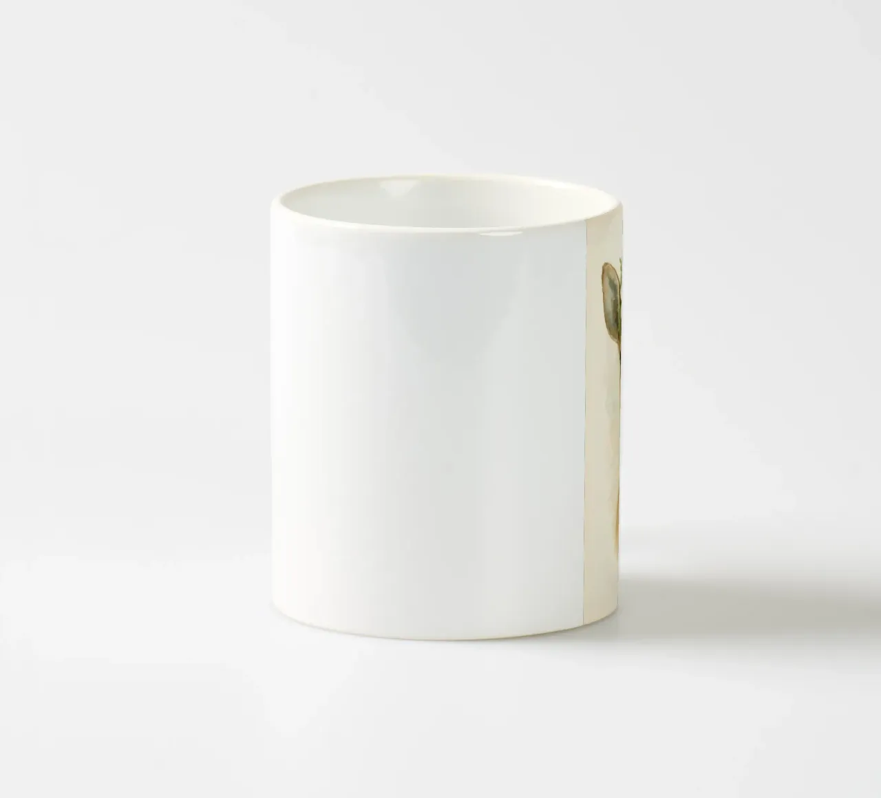Grazia della foresta: Cervo con fiori tazza in ceramica da Graceful Desine