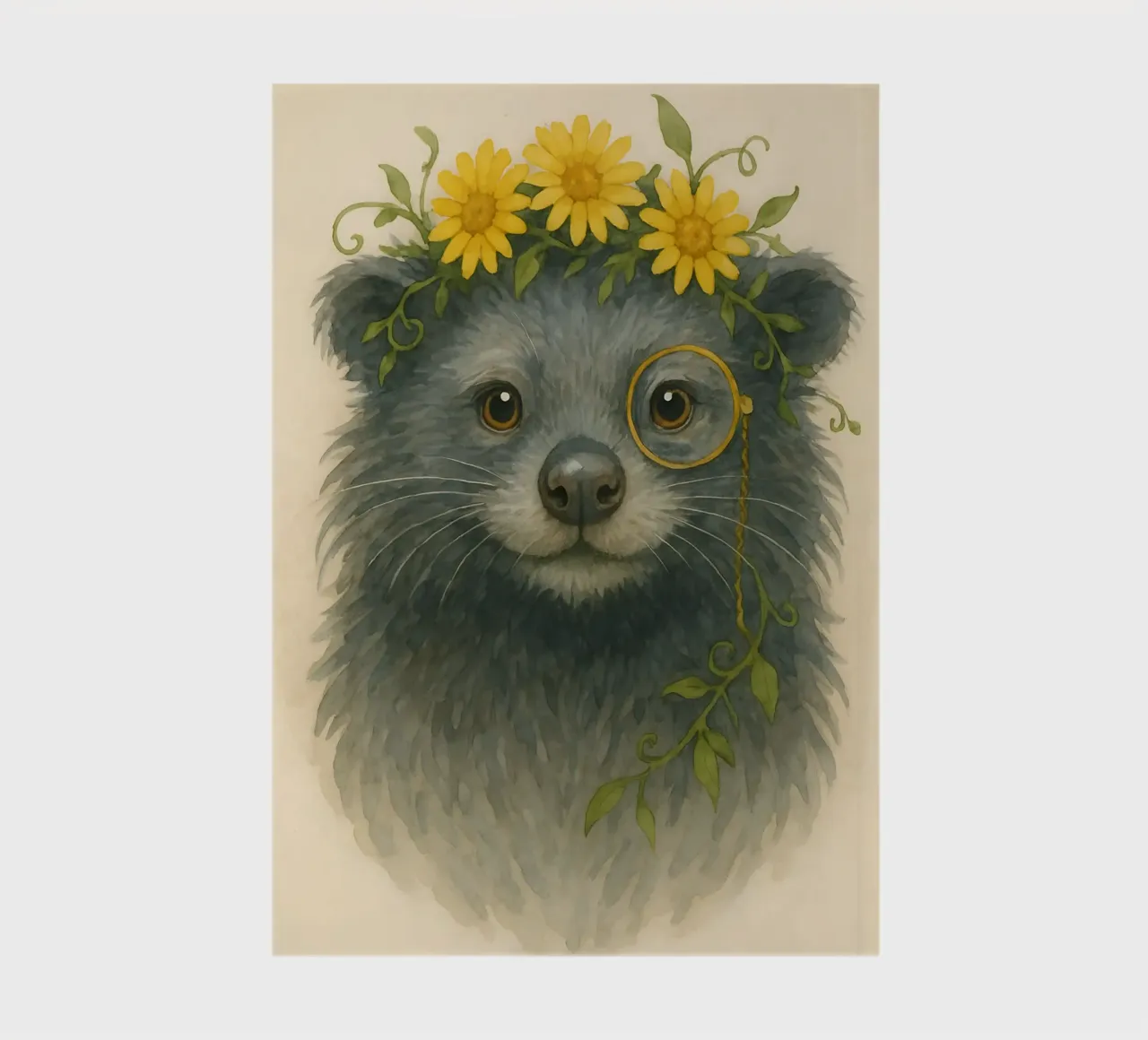 Daisy Dandy: The Wise Binturong notebook by Graceful Desine