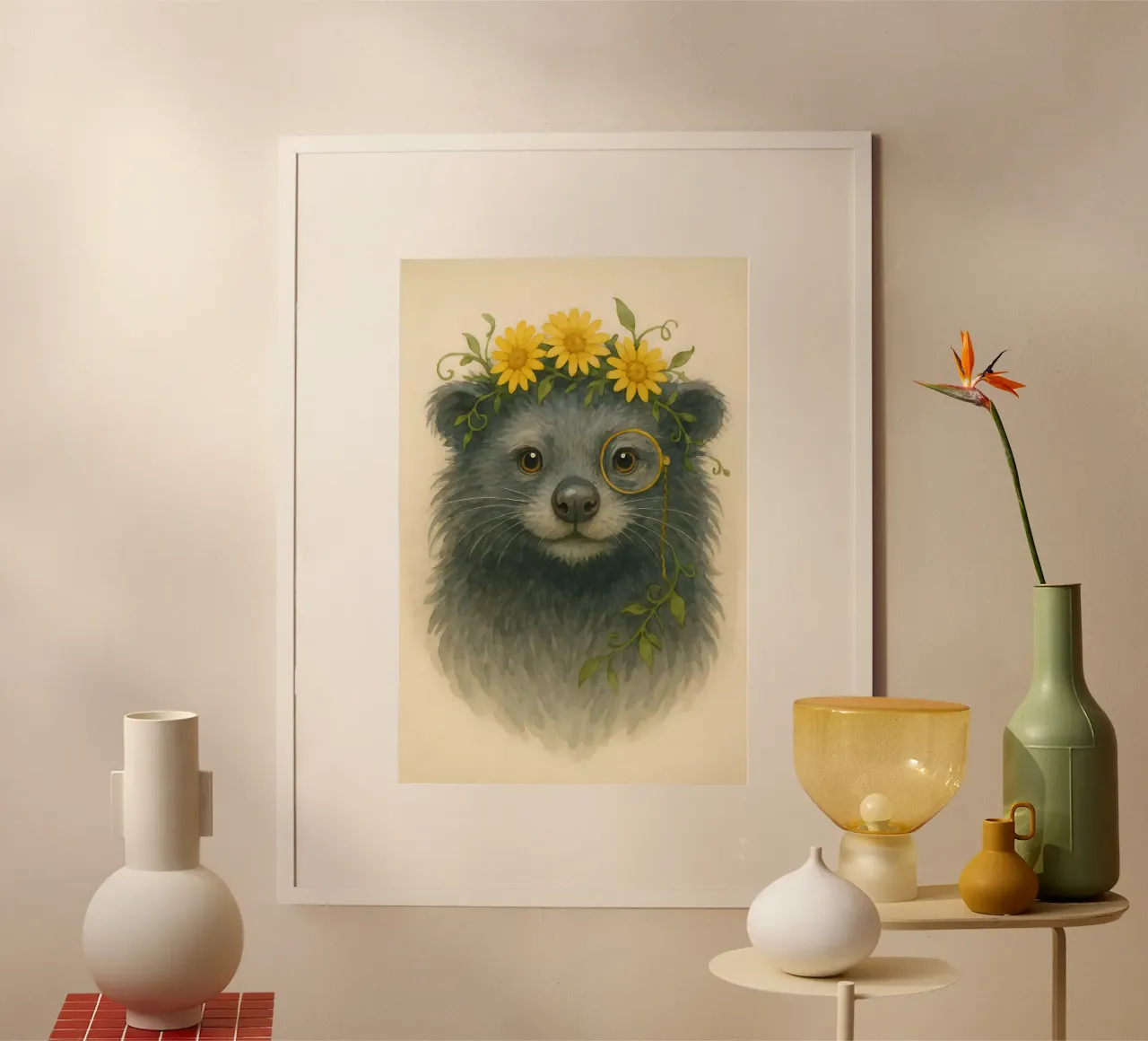 Daisy Dandy: The Wise Binturong hahnemühle by Graceful Desine