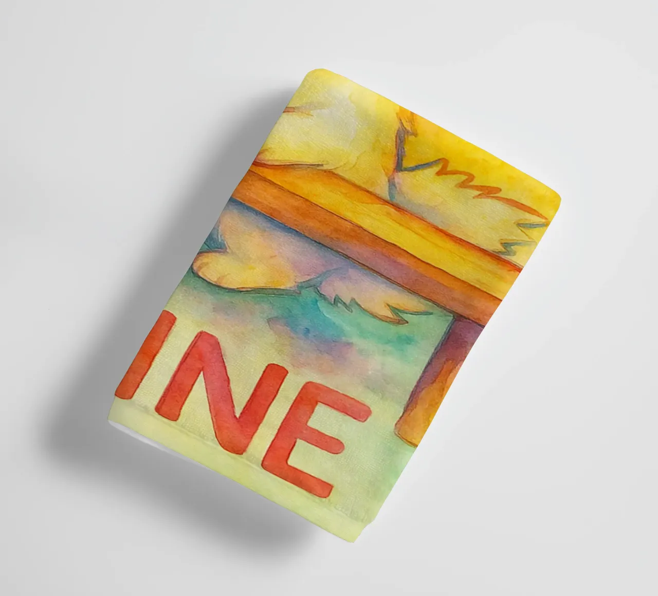 this is fine cat drawing towel by Botania