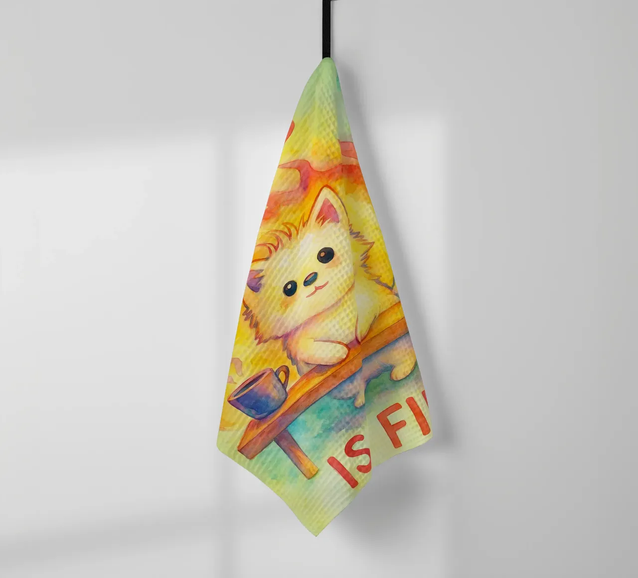 c'est un beau dessin de chat torchon de Botania