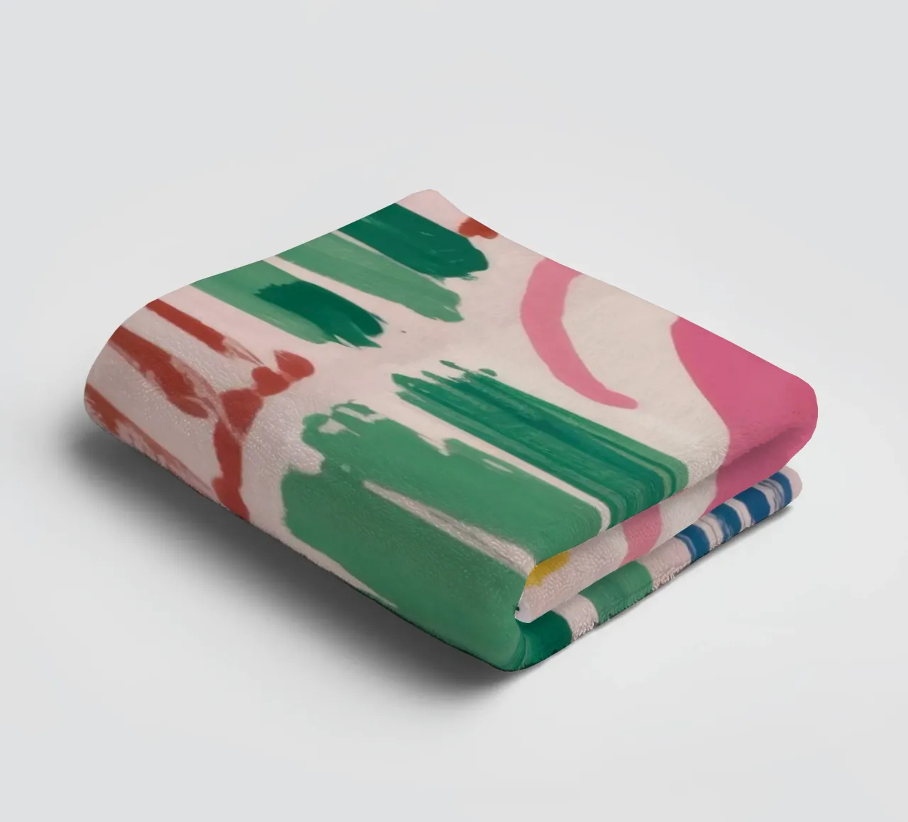 Painted Heart Expression towel by Lunar Valentina