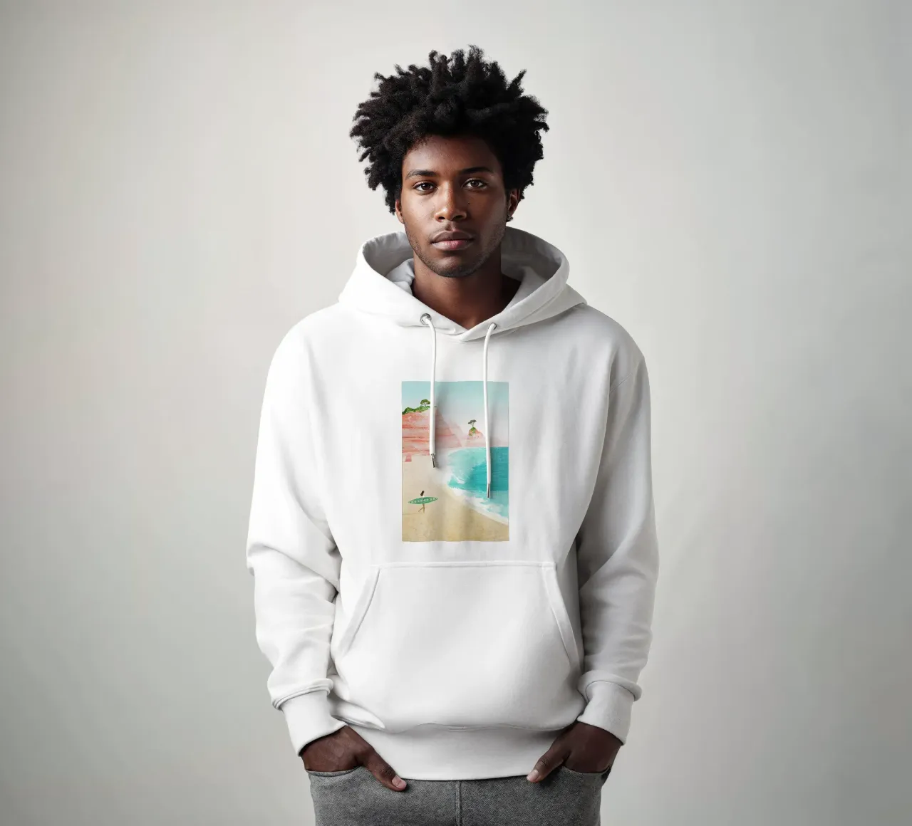 in vacanza da soli felpa con cappuccio da damon store
